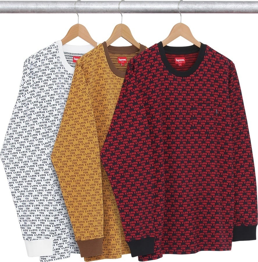 I Love You Jacquard L/S Top